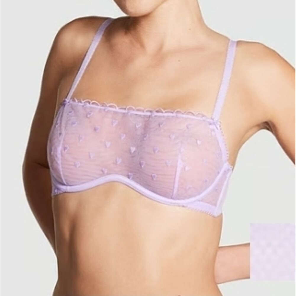 Victoria's Secret PINK | Wink Unlined Scoop Bra Size XL Pastel Lilac